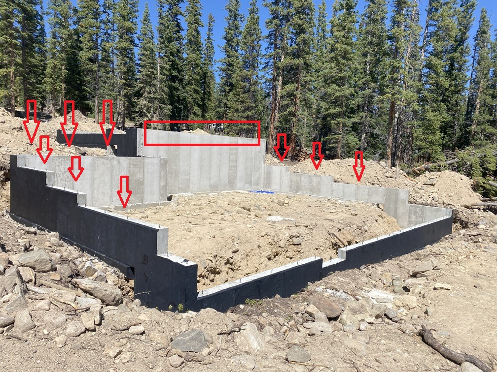 foundation wall height